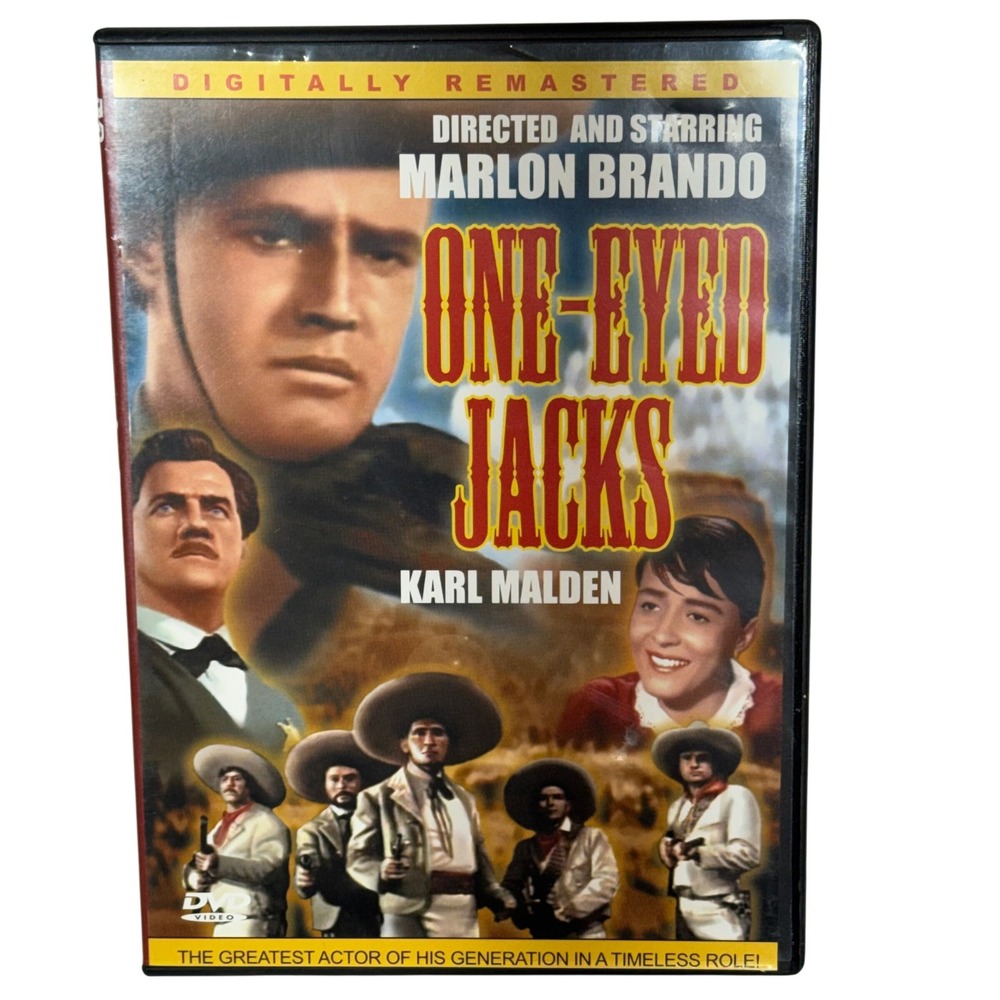 One-Eyed Jacks DVD Marlon Brando Karl Malden Western‎ Remastered